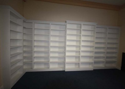 White Bookshelves